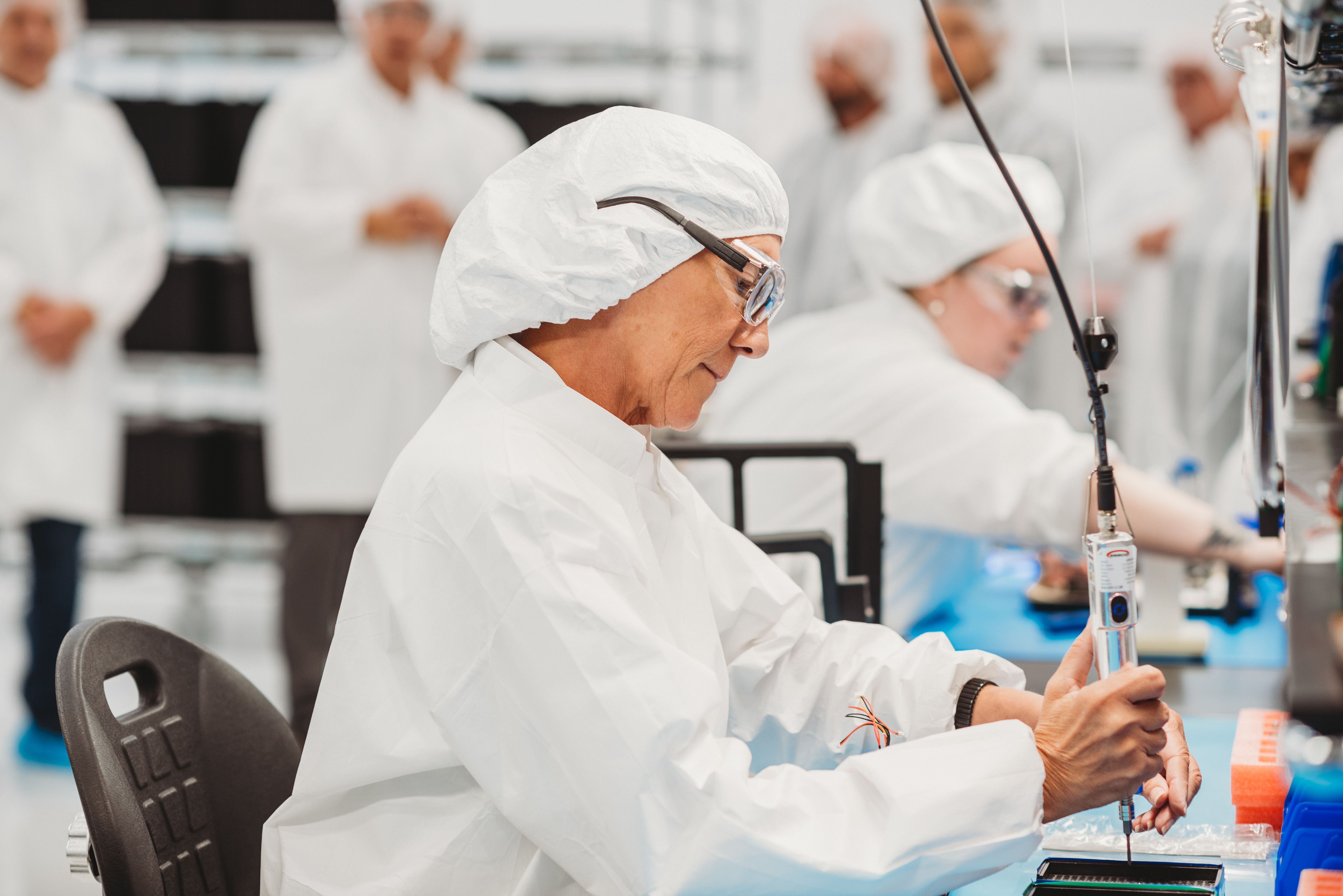 Employee of Convoy Technologies Building a Camera