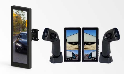 Semi-Truck Vehicle in Traffic