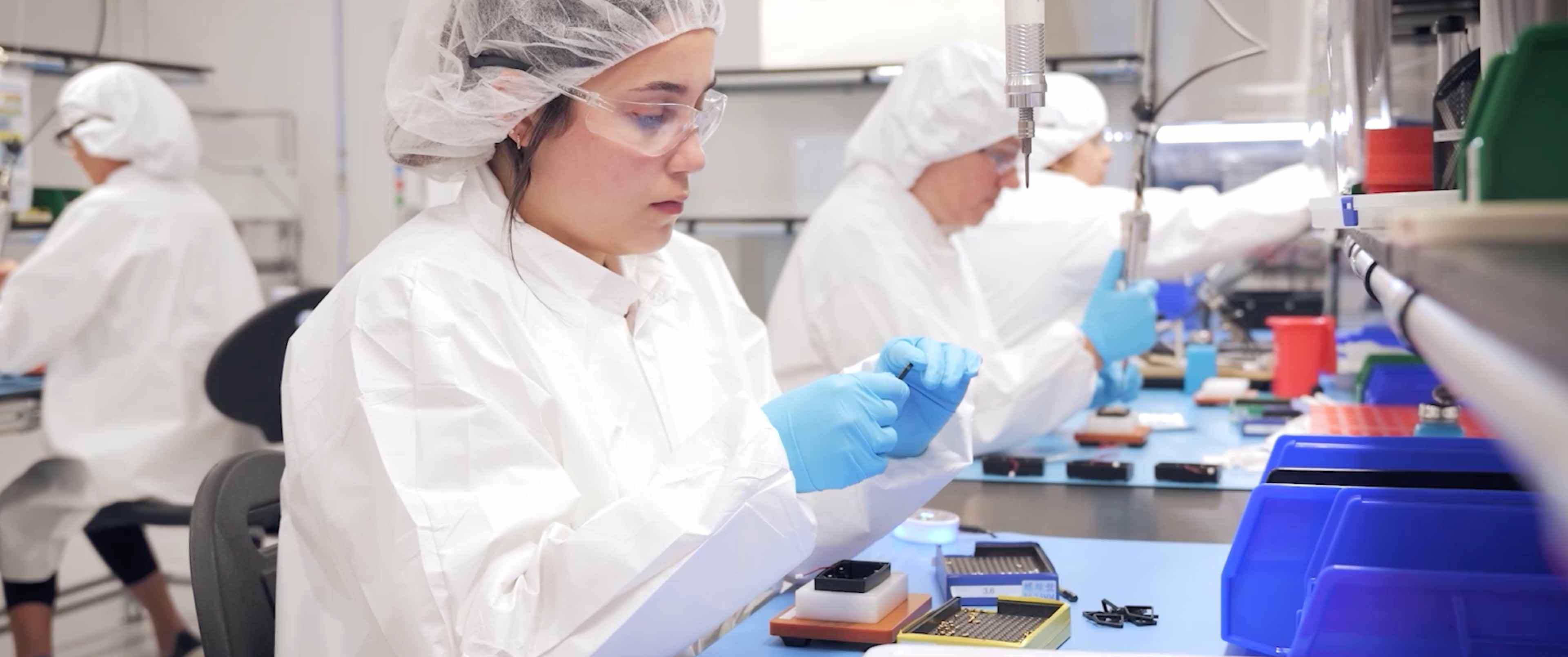 A montage of factory images from Convoy Technologies